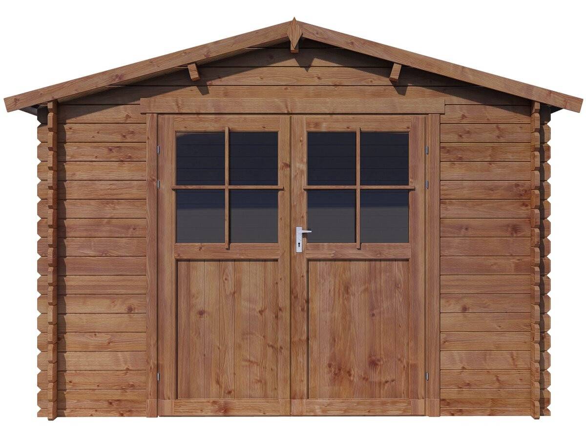 Habitat Et Jardin - Abri De Jardin En Bois "willow" - 9,3 M² - 28 Mm - Marron -habitat Et Jardin - Image 4