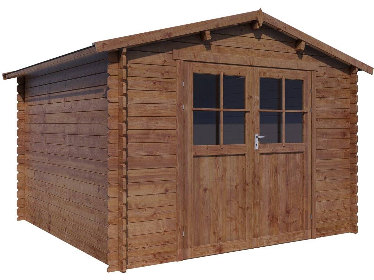 Habitat Et Jardin - Abri De Jardin En Bois "willow" - 9,3 M² - 28 Mm - Marron -habitat Et Jardin - Image 1