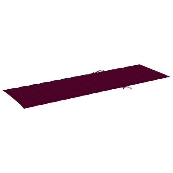 Chaise longue | Transat | Bain de soleil de jardin avec table et coussin Pin imprégné - Image 3