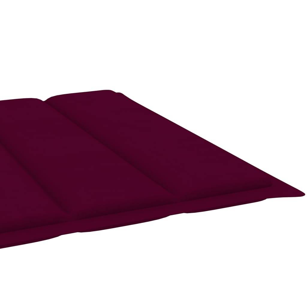 Chaise longue | Transat | Bain de soleil de jardin avec table et coussin Pin imprégné - Image 5