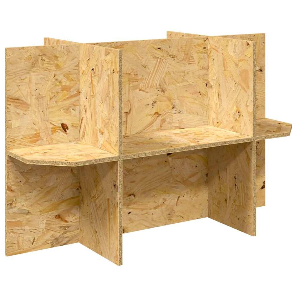 Vidaxl - Base de Terrarium avec étagère Marron 80 x 40 x 50 cm OSB vidaXL 876739 - Image 2
