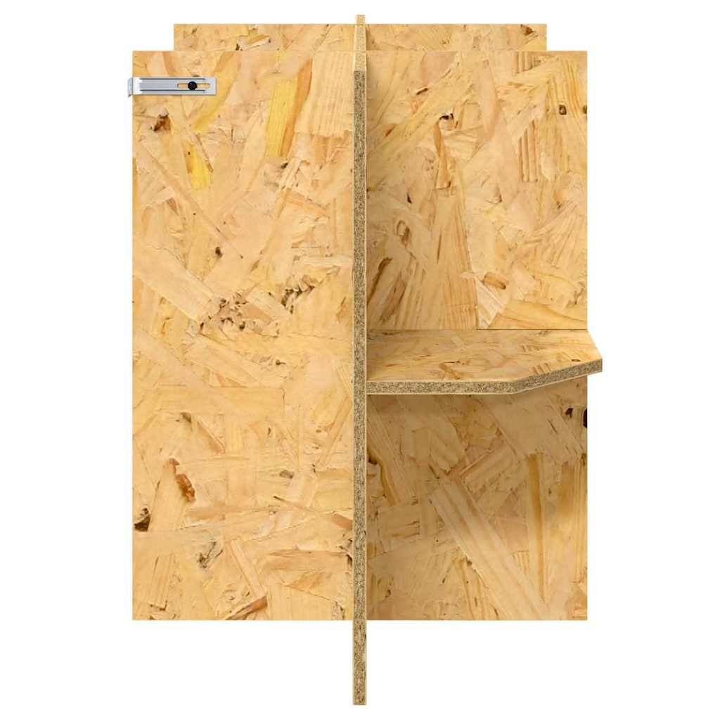Vidaxl - Base de Terrarium avec étagère Marron 80 x 40 x 50 cm OSB vidaXL 876739 - Image 7