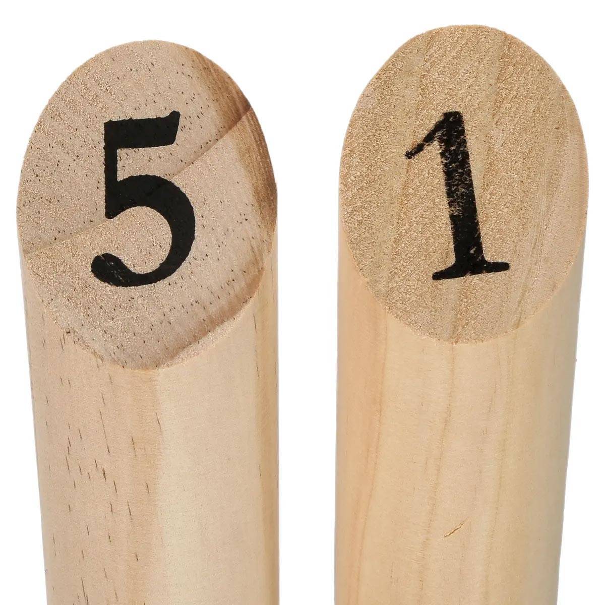 Jeu de Quilles en Bois "Nordique" 21cm Naturel - Image 2