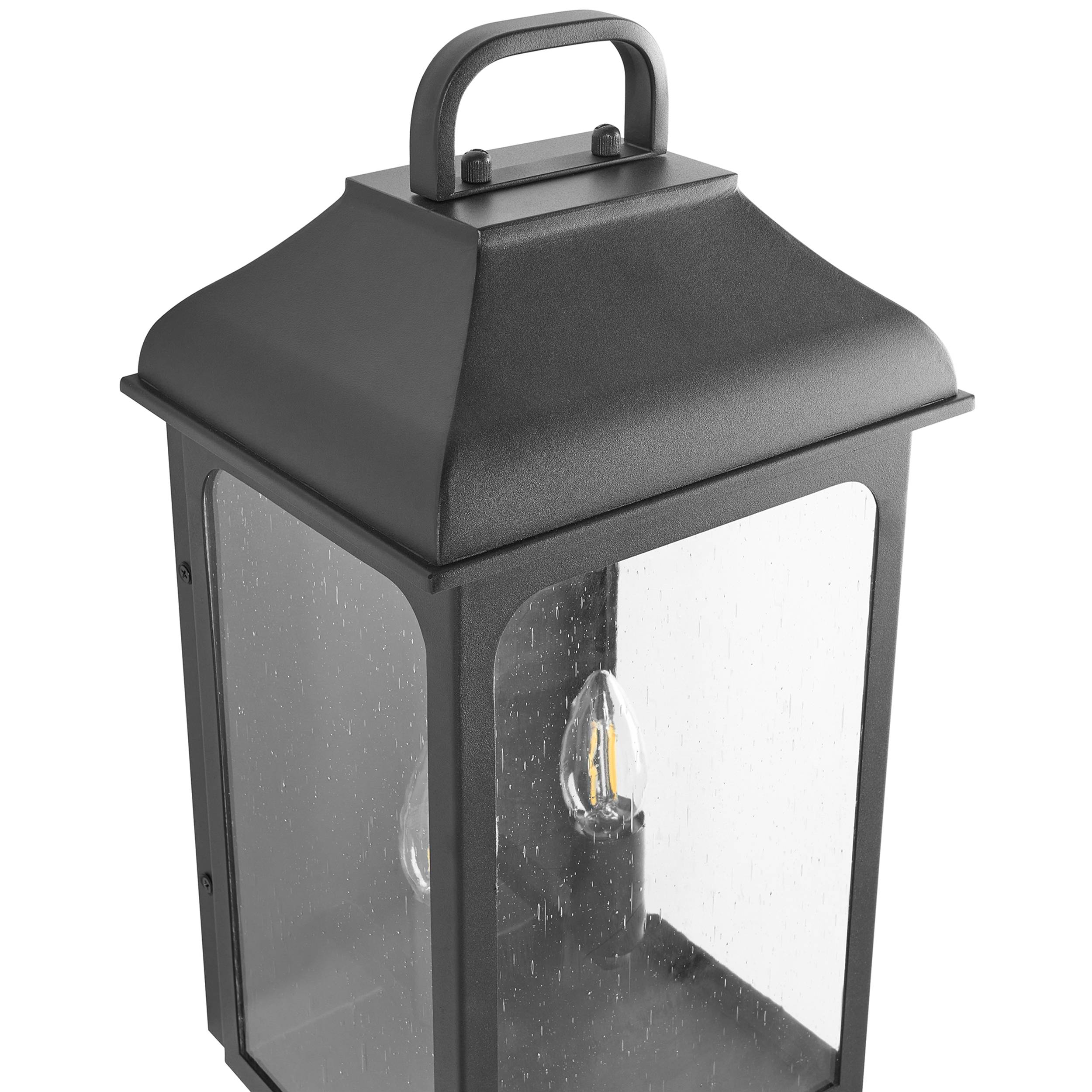 Beliani - Lampe murale pour l'extérieur Aluminium Noir VIDBOL - Beliani - Image 6