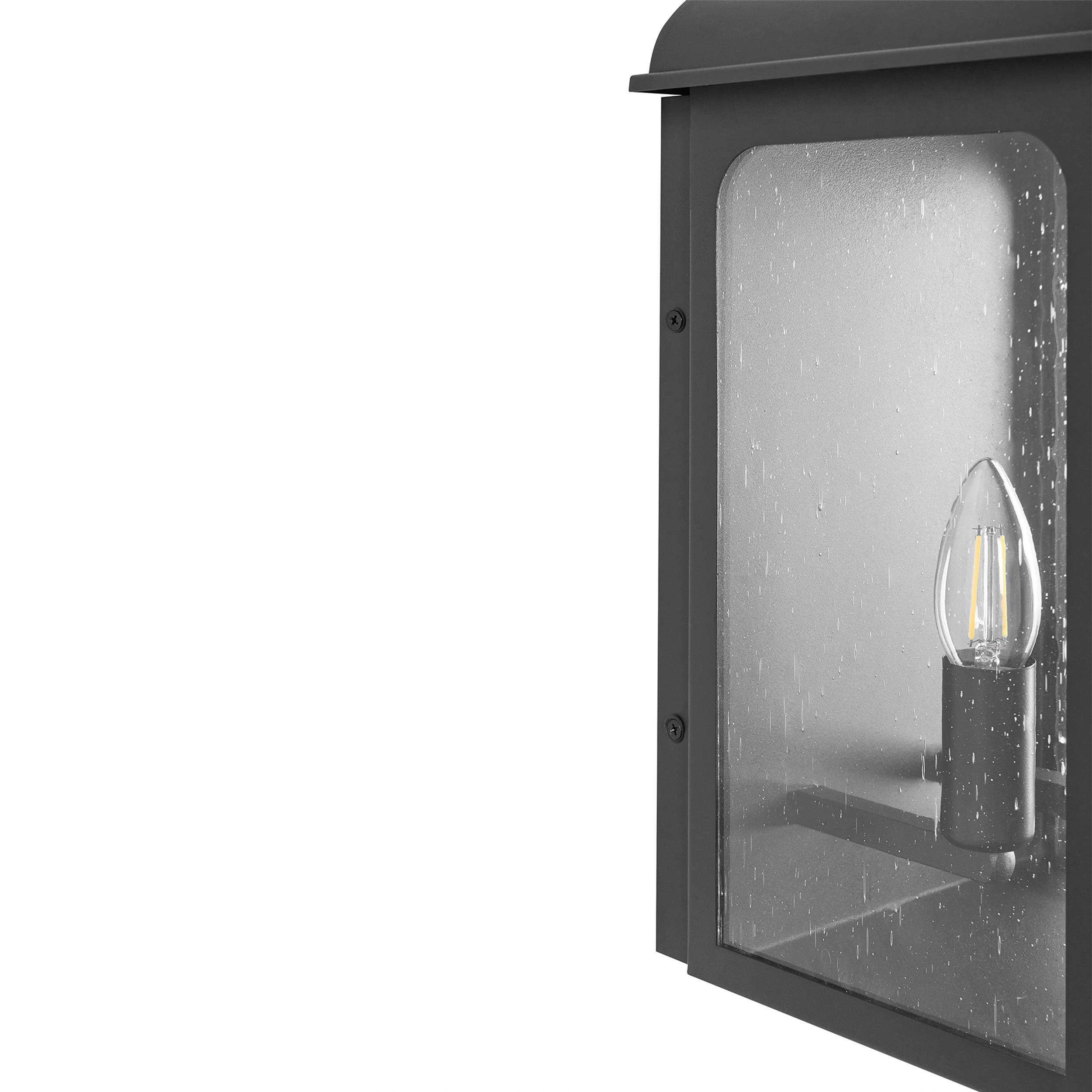 Beliani - Lampe murale pour l'extérieur Aluminium Noir VIDBOL - Beliani - Image 7