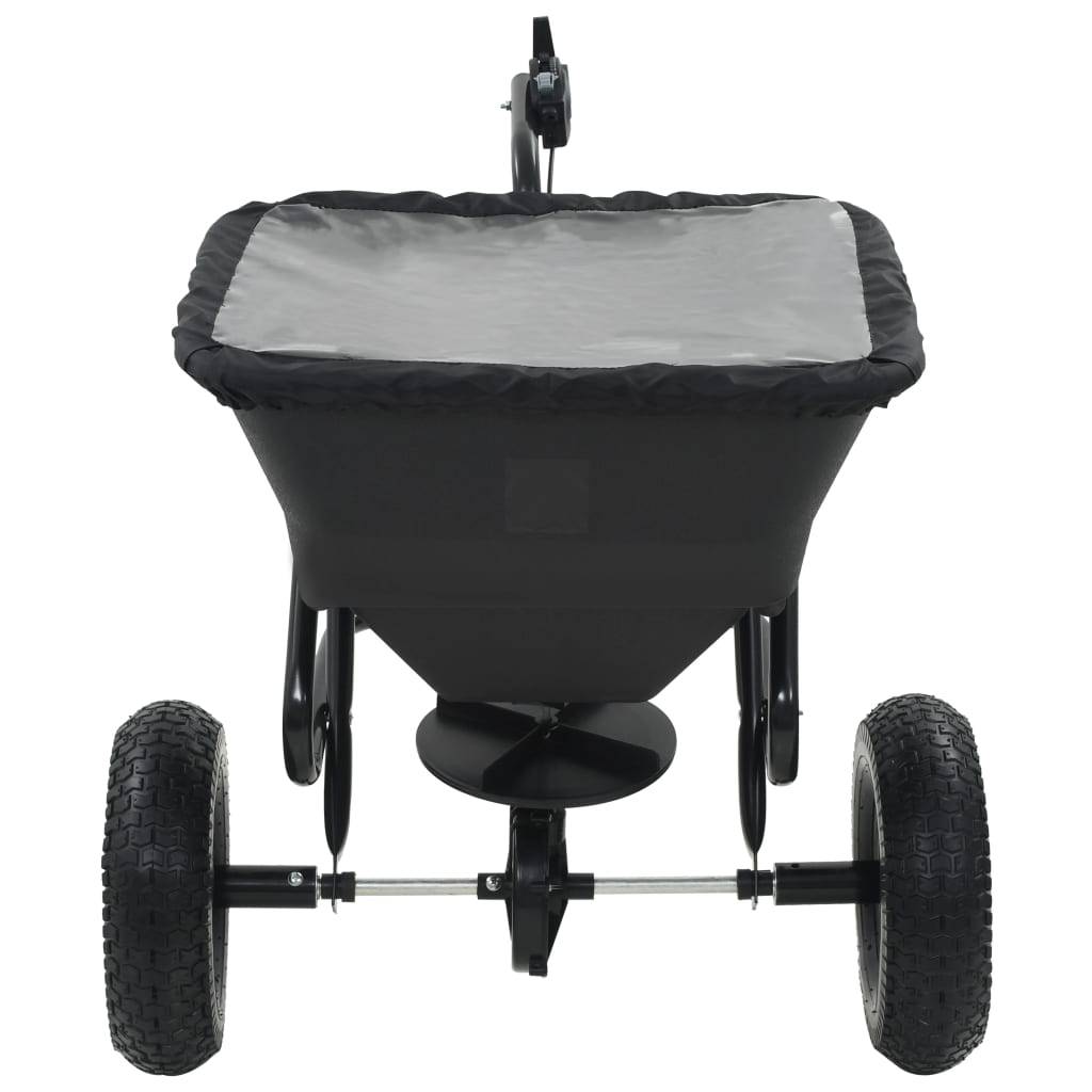 Vidaxl - Distributeur de sel remorqué PVC et acier 125 x 74 x 79 cm 45 L vidaXL 142967 - Image 2
