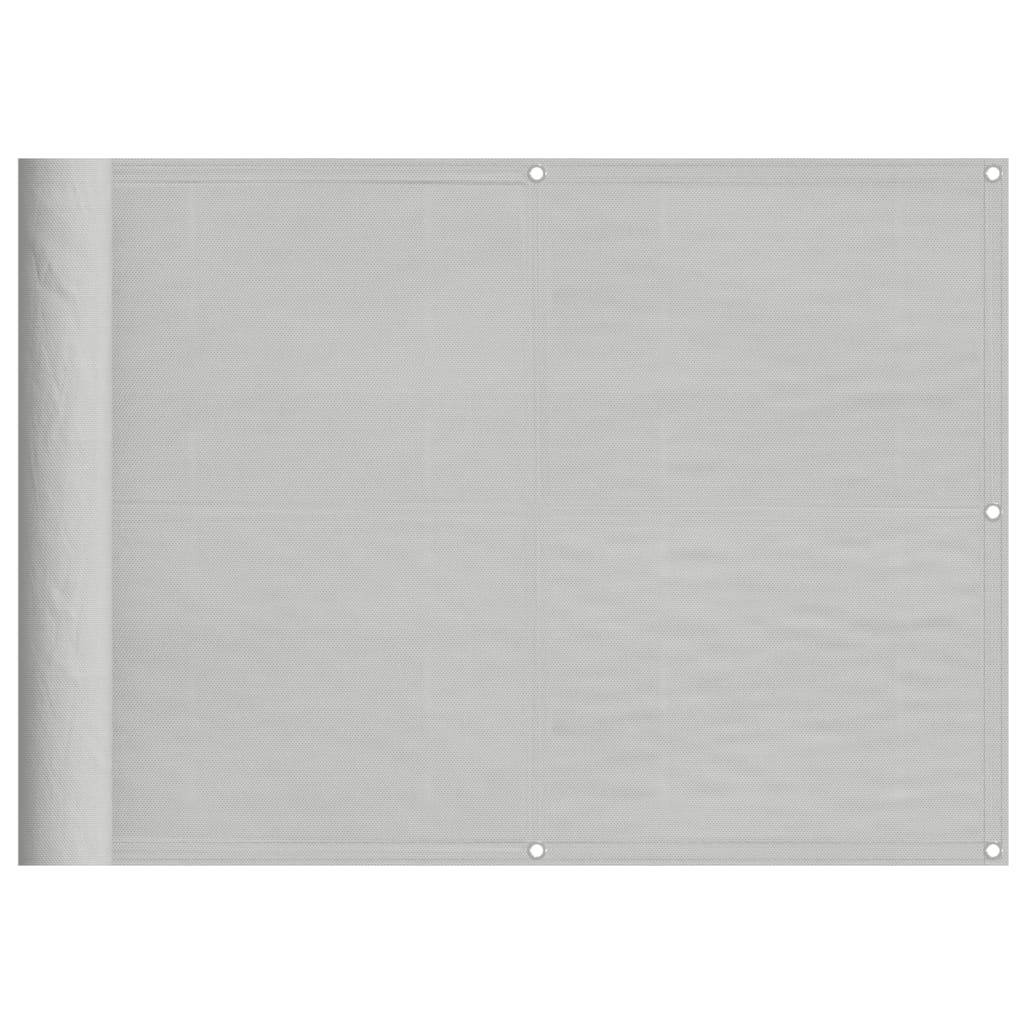 Écran de balcon polyester oxford gris clair 75 x 800 cm - PANGIVO - Image 2