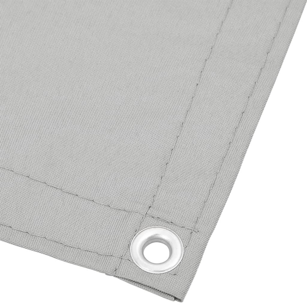 Écran de balcon polyester oxford gris clair 75 x 800 cm - PANGIVO - Image 4