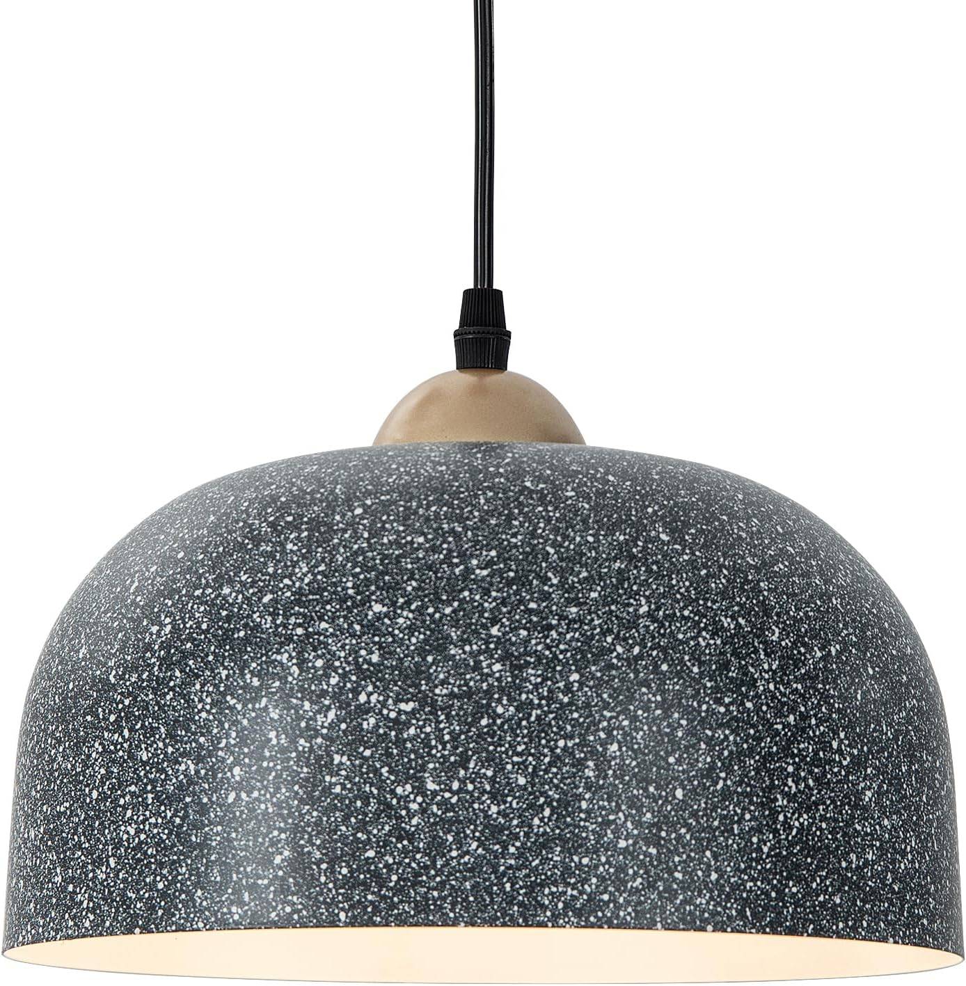 Lustre Suspension Moderne, Plafonnier Suspendu Avec Culot d'Ampoule E27,Couloir, Gris Foncé - Image 1