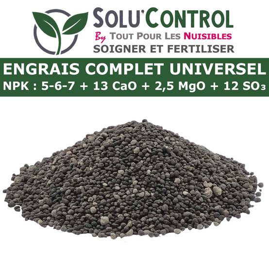 SOLU’CONTROL - 5 kg d'ENGRAIS COMPLET universel et équilibré - SoluControl - UAB - Utilisable en Agriculture Biologique - Image 5