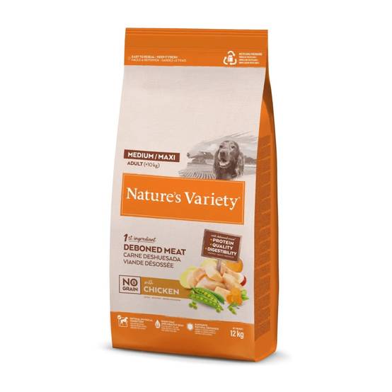 CROQUETTE CHIEN - SELECTED MEDIUM MAXI POULET - NATURE'S VARIETY 3 kg - Image 1