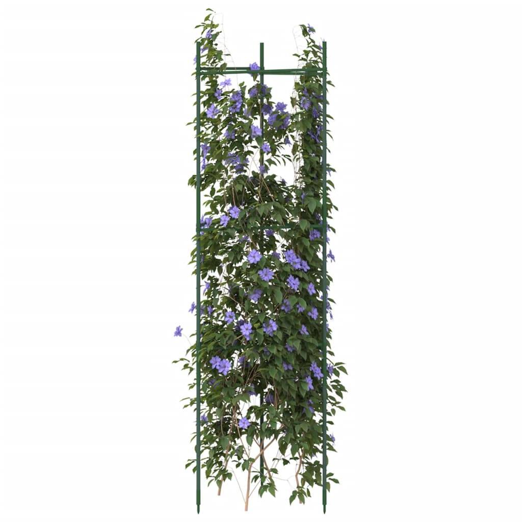Lot de 6 Cages à Tomates en Acier Support Vertical Ajustable pour Potager et Serre Vert 116 cm – ComfortXL Outdoor Living - Image 1