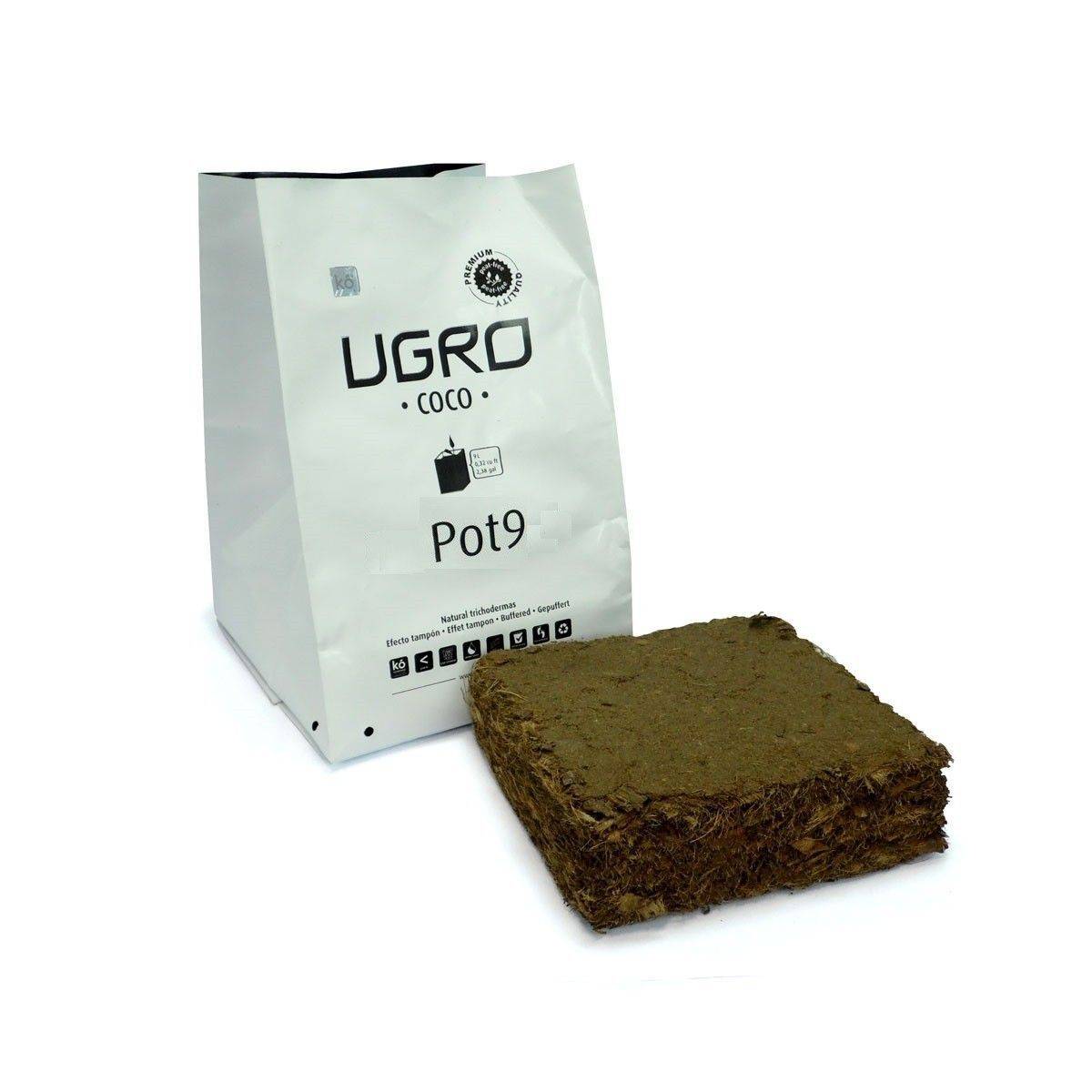 Pot coco 9 litres UGRO unitaire - Image 1