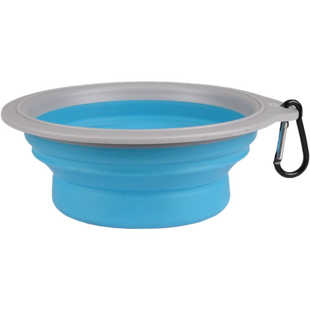 Flamingo - Gamelle de transport BUBO 625 ml. pour chien. couleur bleu/ gris. - Image 5
