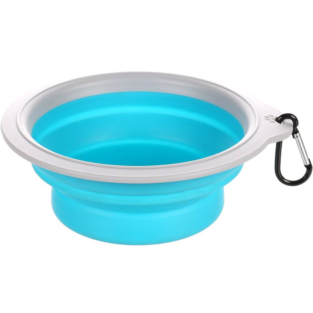 Flamingo - Gamelle de transport BUBO 625 ml. pour chien. couleur bleu/ gris. - Image 3