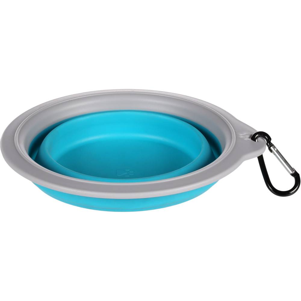 Flamingo - Gamelle de transport BUBO 625 ml. pour chien. couleur bleu/ gris. - Image 7
