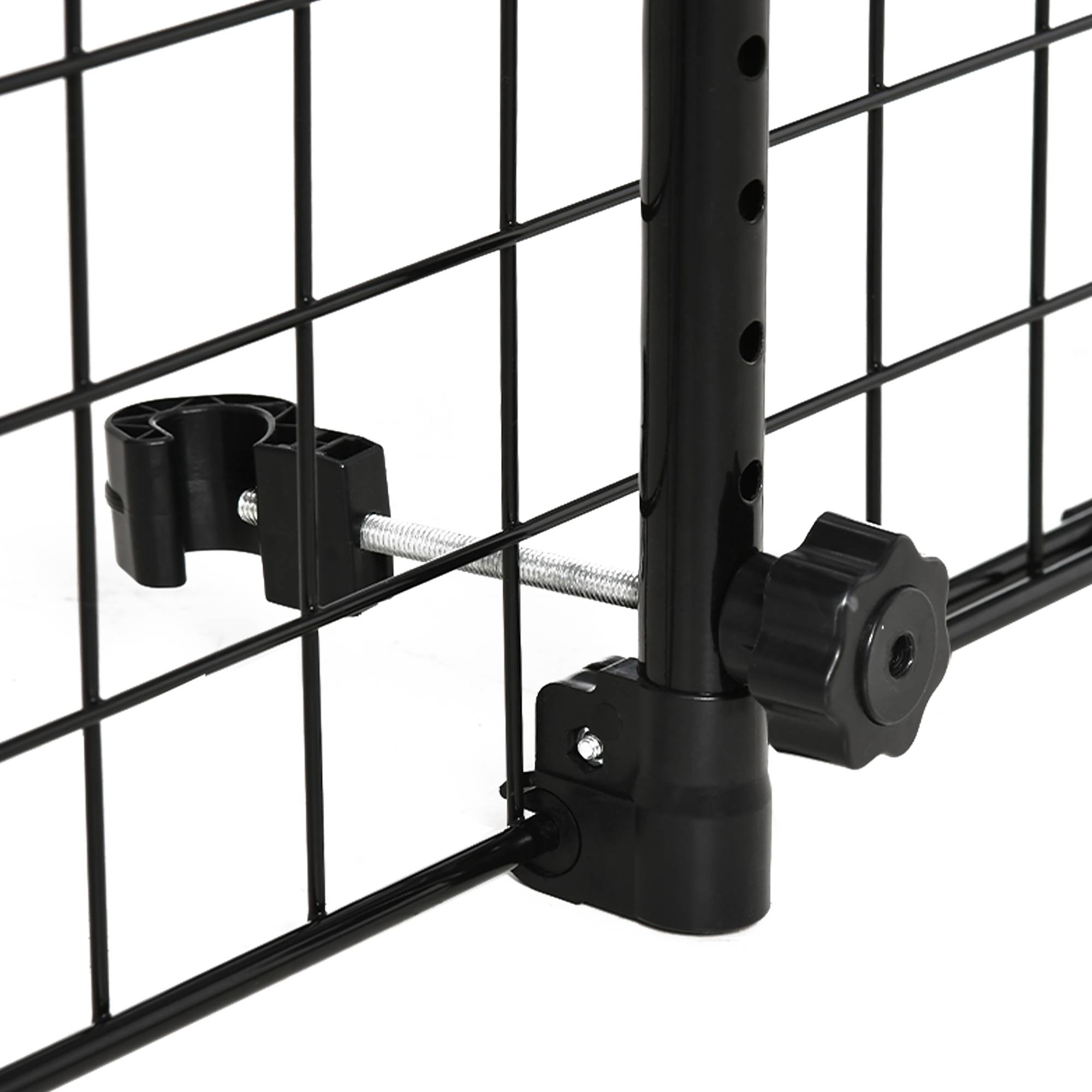 Barrière de Sécurité Universelle pour Chien en Voiture, Métal Extensible pour Sièges Arrière et Coffre, 91–152 x 30 cm, Noir - Image 9