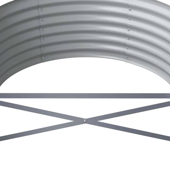Carré potager ovale acier galvanisé jardin Anthracite 512x80x36 cm – ComfortXL Outdoor Living - Image 5