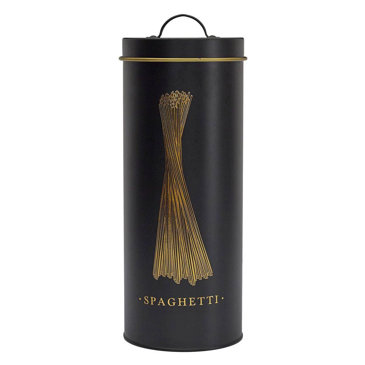 Cook Concept - Boîte à Spaghetti en Métal "Lounge" 31cm Noir - Image 1
