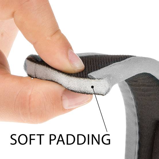 Ferplast - Ferplast Laisse pour chien en nylon ERGOCOMFORT G15/120, Poignée ergonomique, Rembourrage doux, Longueur 120 cm x 2 cm, Argent - Image 6