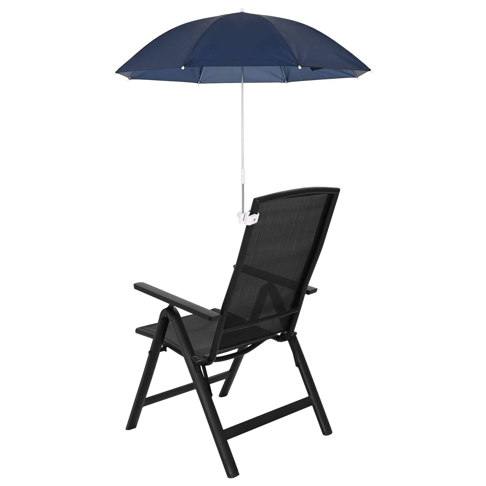 PANGIVO - Lot de 2 parasols à pince polyester bleu marine 105 x 105 x 86 cm - PANGIVO - Image 4
