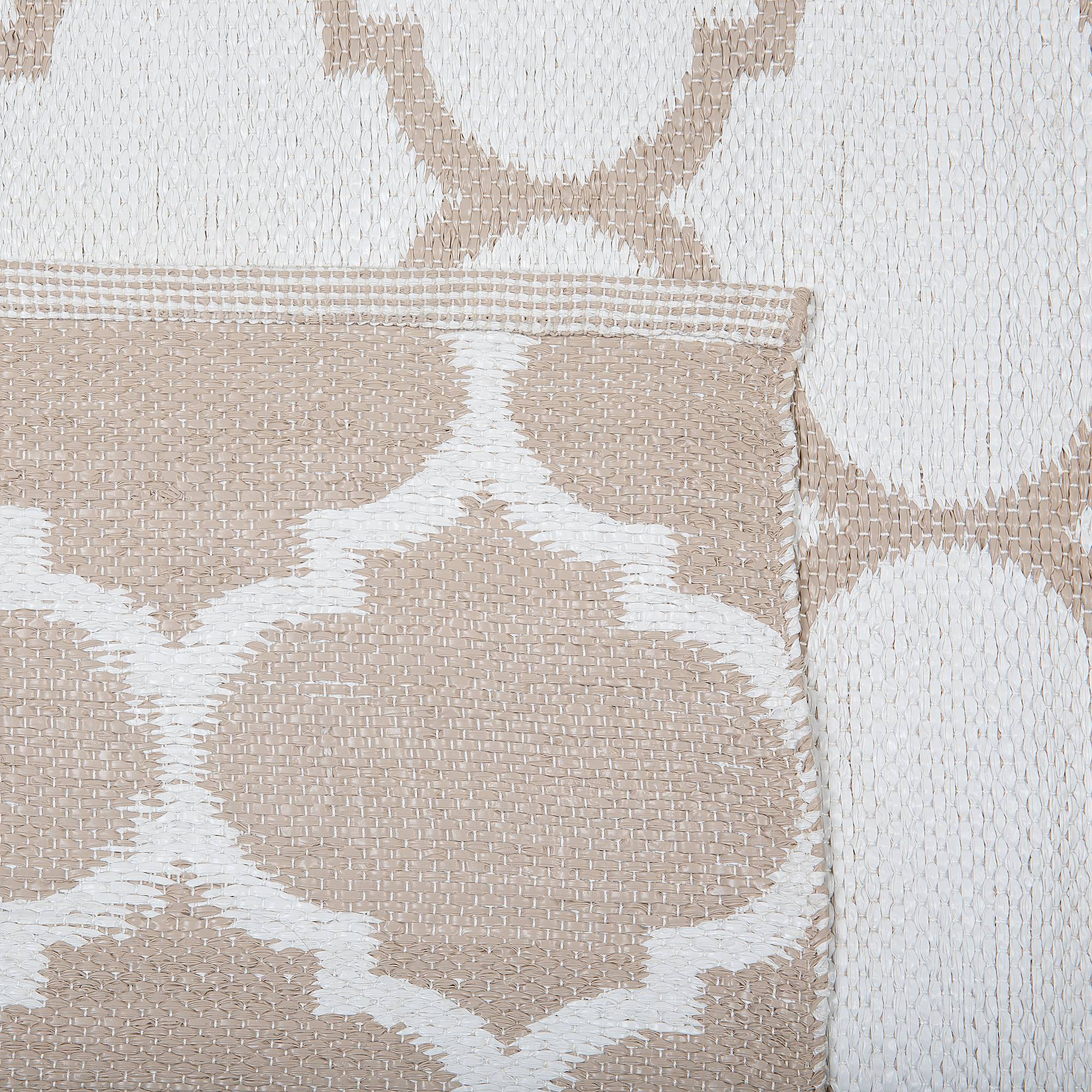 Beliani - Tapis d'extérieur Polypropylène Beige AKSU - Beliani - Image 8