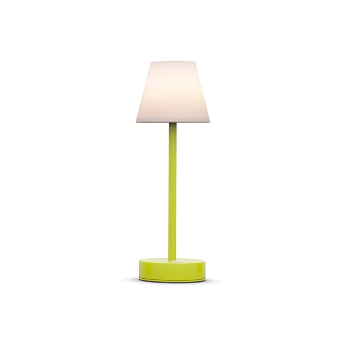 Lampe de table 30 cm avec batterie rechargeable. Lumière LED chaud. Fabriquée en Espagne. LOLA SLIM - Image 1