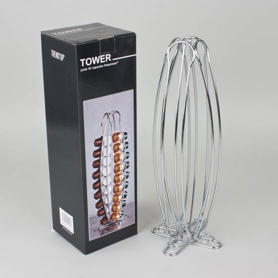 Porte capsules Tower pour 40 capsules Nespresso - Image 3