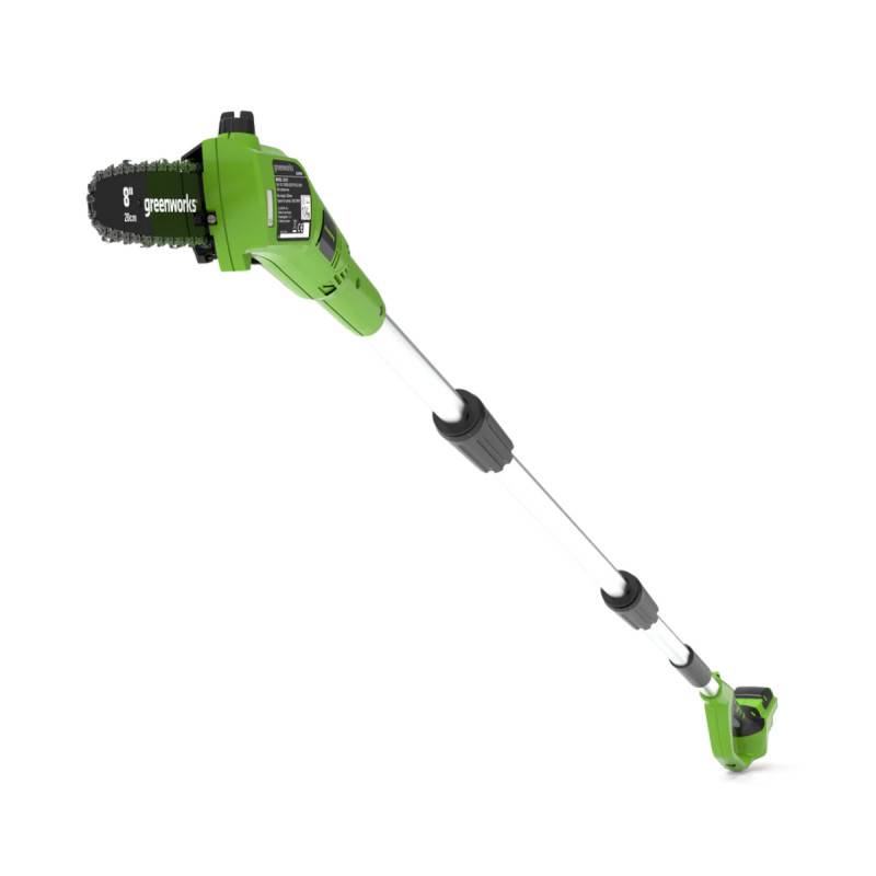 Greenworks - Elagueuse sur perche GREENWORKS 24V - 20 cm - Sans batterie ni chargeur - G24PS20 - Image 1