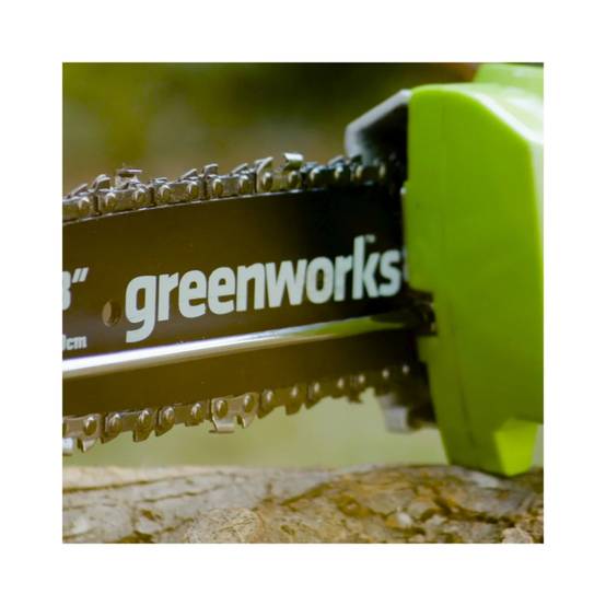 Greenworks - Elagueuse sur perche GREENWORKS 24V - 20 cm - Sans batterie ni chargeur - G24PS20 - Image 4