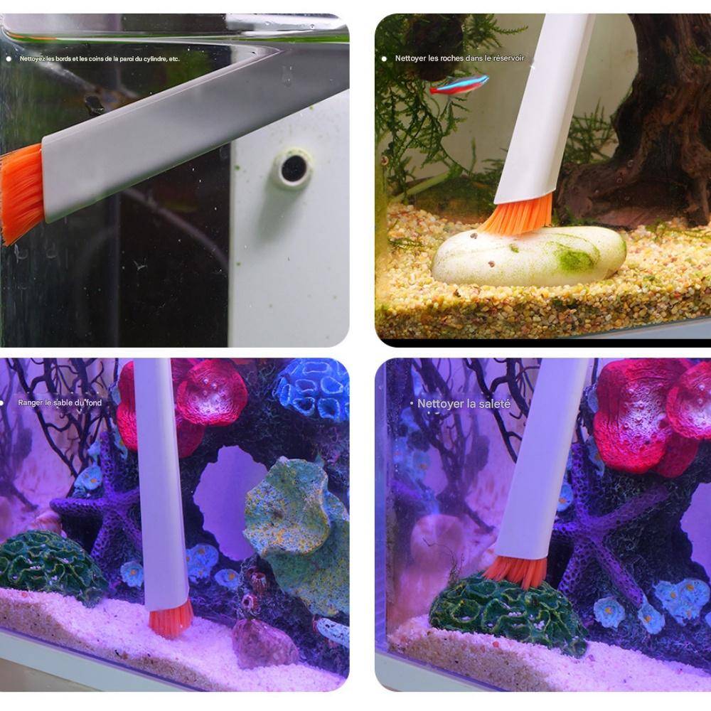 Brosse de nettoyage pour aquarium Long MCBOSON - Image 5