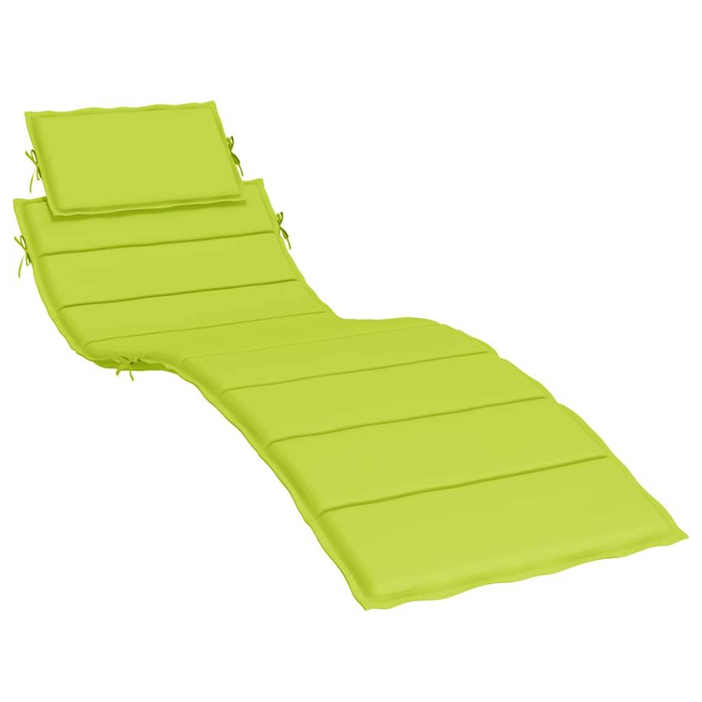 Coussin Bain de soleil | Coussin de chaise longue vert vif 186x58x4 cm tissu oxford Maison Chic - Image 1