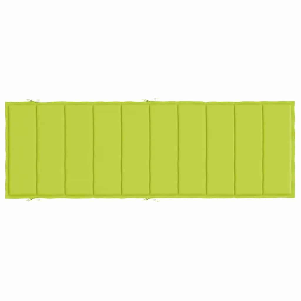 Coussin Bain de soleil | Coussin de chaise longue vert vif 186x58x4 cm tissu oxford Maison Chic - Image 5