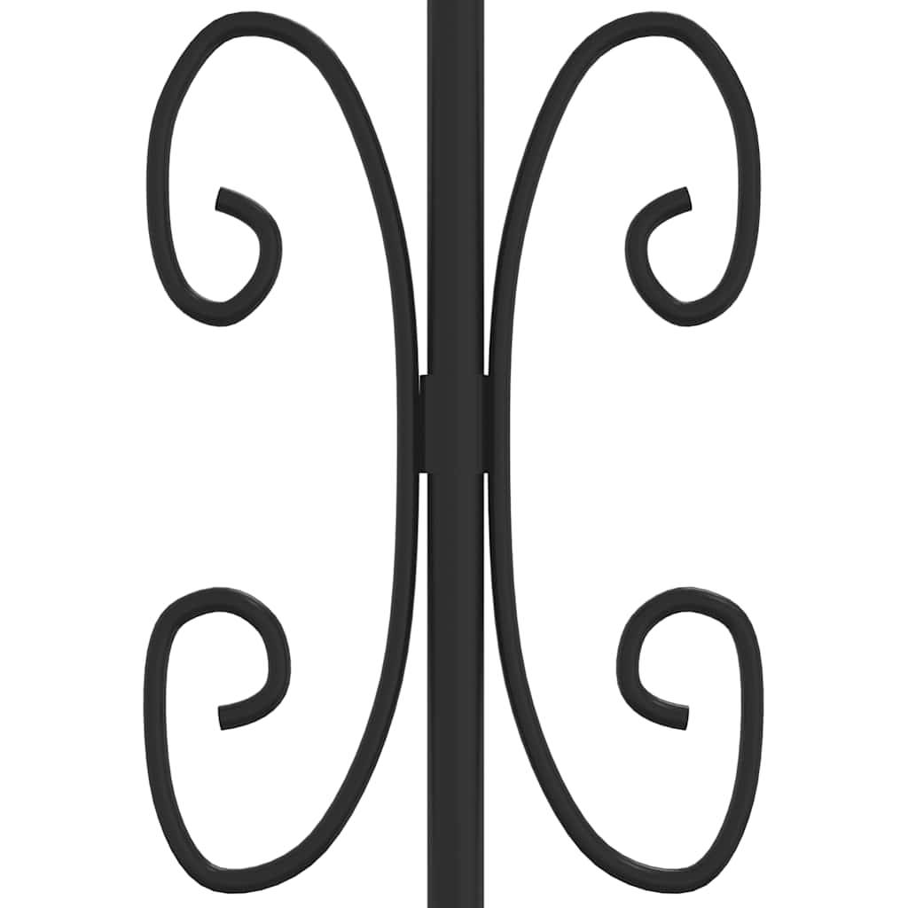 ComfortXL - Portillon de Jardin Sécurisé Acier Pointe de Lance pour Clôture Noir 103x125 cm – ComfortXL Outdoor Living - Image 5