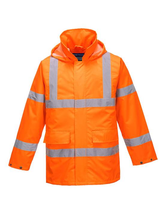 Veste De Pluie Lite Traffic Couleur : Orange Taille M - Portwest