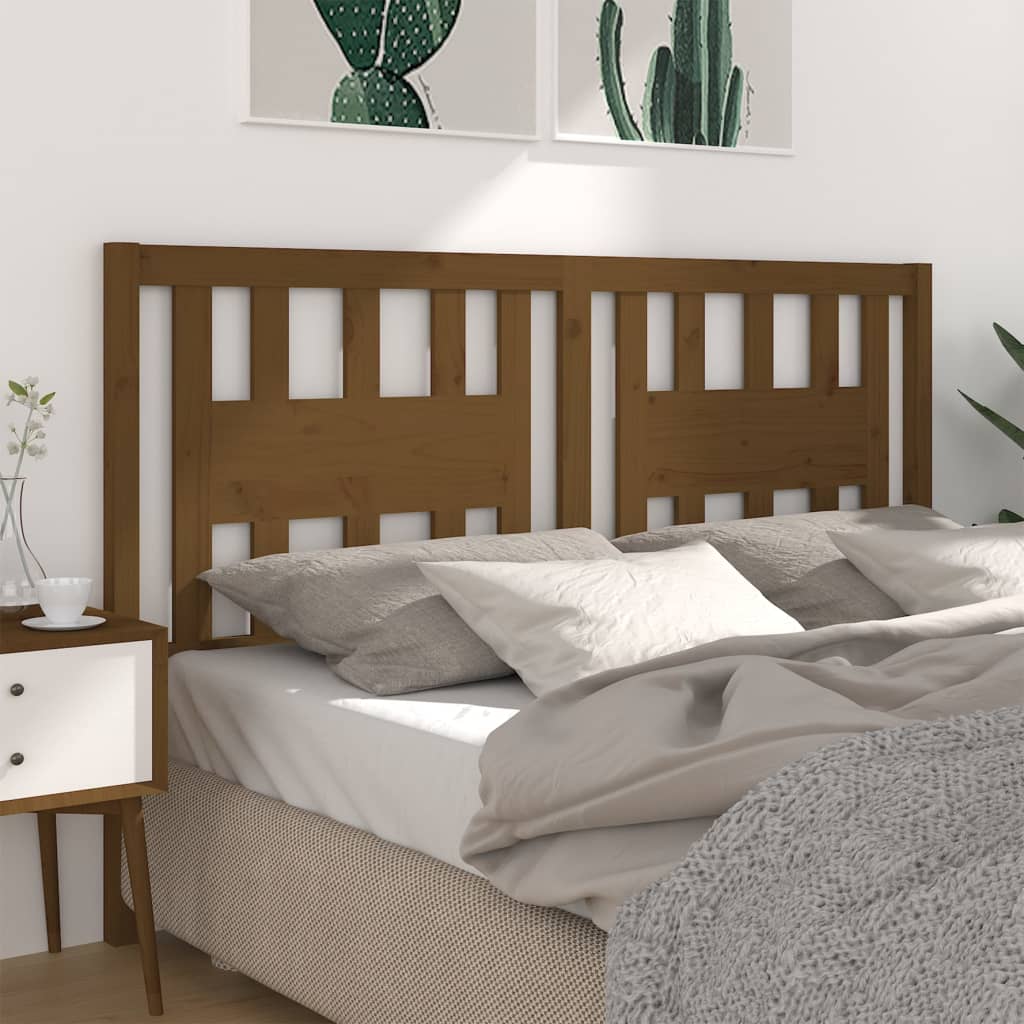 Vidaxl - Tête de lit Marron miel 166x4x100 cm Bois massif de pin - vidaXL - Image 2