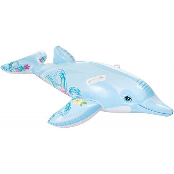 Intex - Dauphin gonflable à chevaucher - 175 x 66 cm - Intex - Image 1