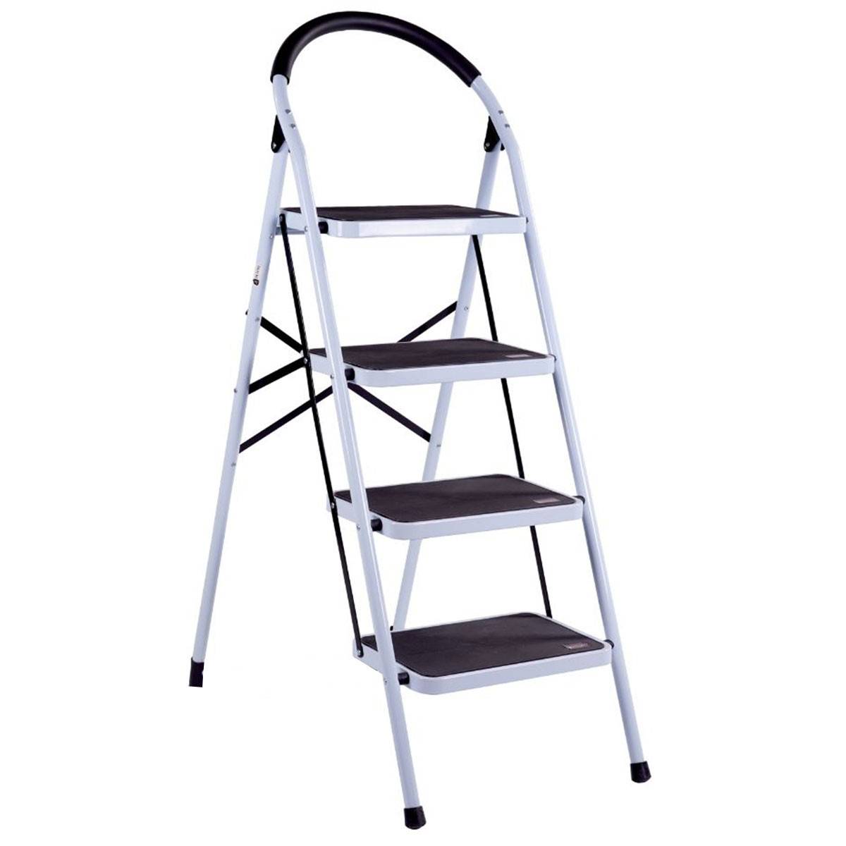 Escabeau Marche-pied pliant 4 niveaux Portée Max 150 kg BRIXO - Image 1