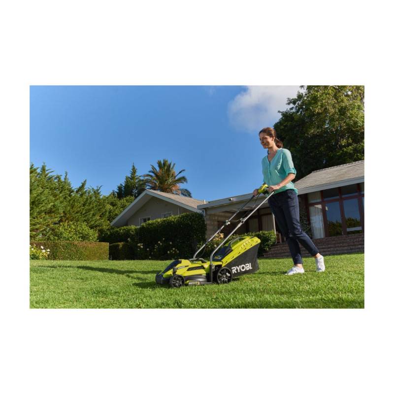 Ryobi - Pack RYOBI Tondeuse électrique 1300W Coupe 33cm RLM13E33S - Lame de tondeuse électrique 33cm RAC420 - Image 2