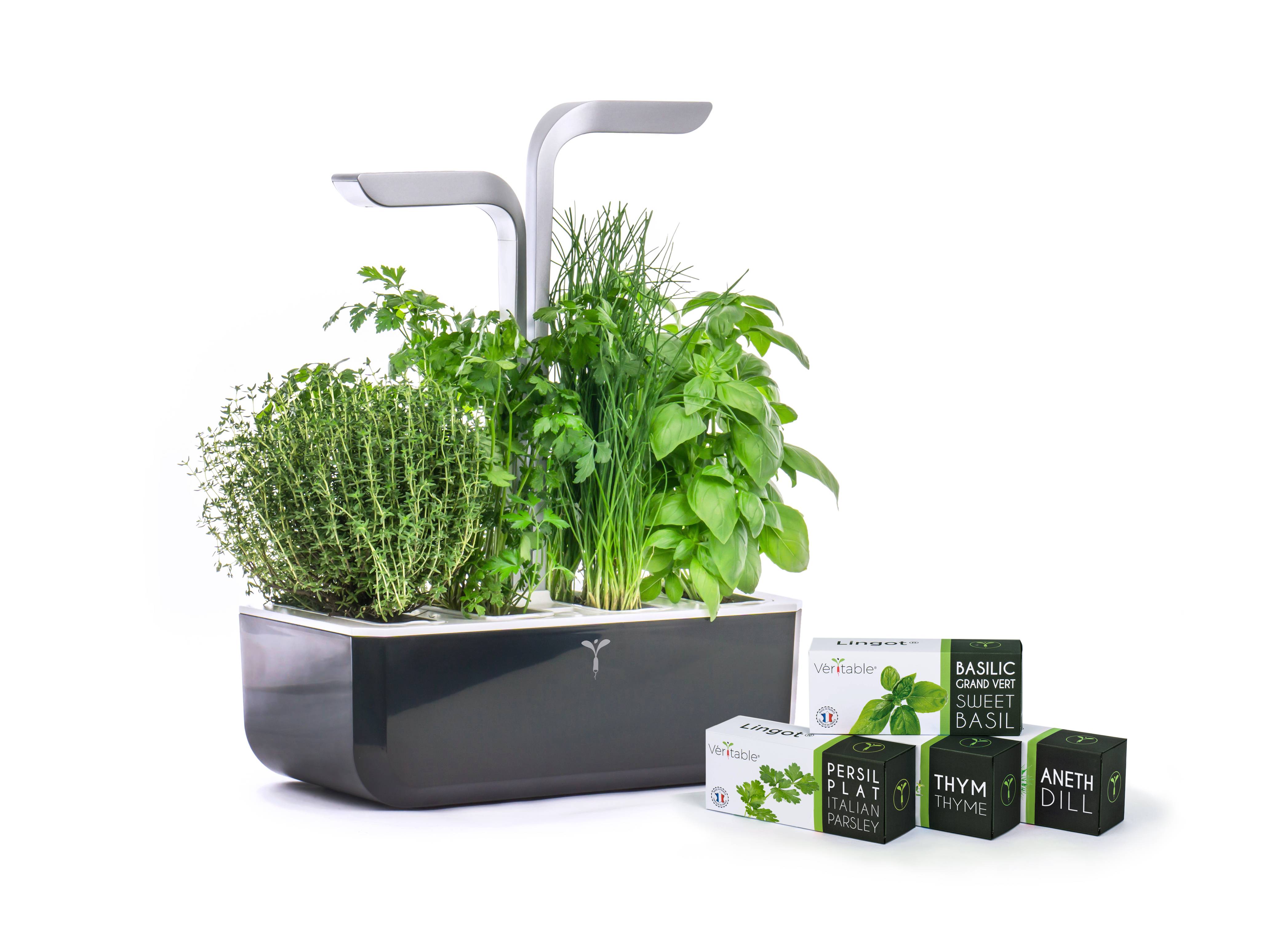 Veritable - Potager d'intérieur Autonome Véritable SMART Soft Black - Livré avec 4 Lingots - Véritable - Image 1