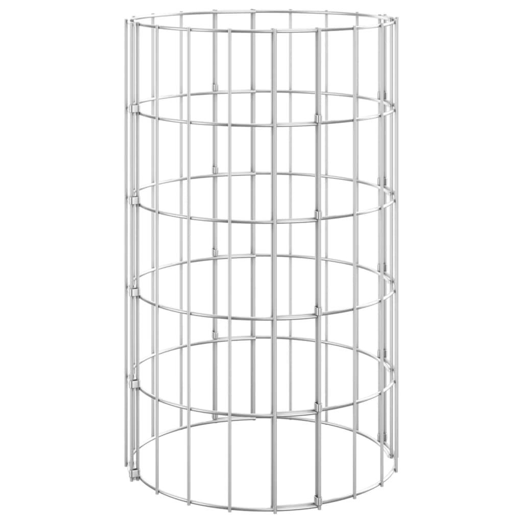 PANGIVO - Poteau à gabion circulaire acier galvanisé Ø30 x 50 cm - PANGIVO - Image 2