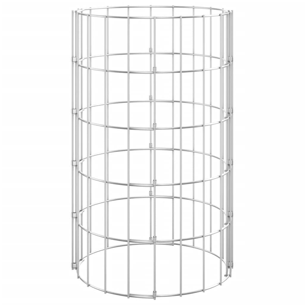 PANGIVO - Poteau à gabion circulaire acier galvanisé Ø30 x 50 cm - PANGIVO - Image 3