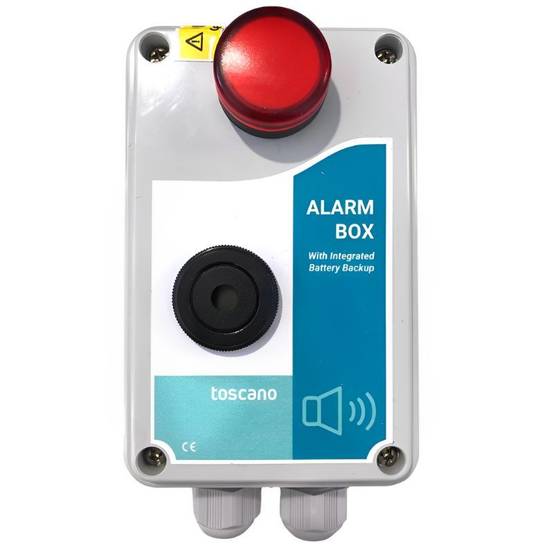 Boîtier alarme sonore 90dB + voyant mono 230V pour pompe et station de relevage - Image 1