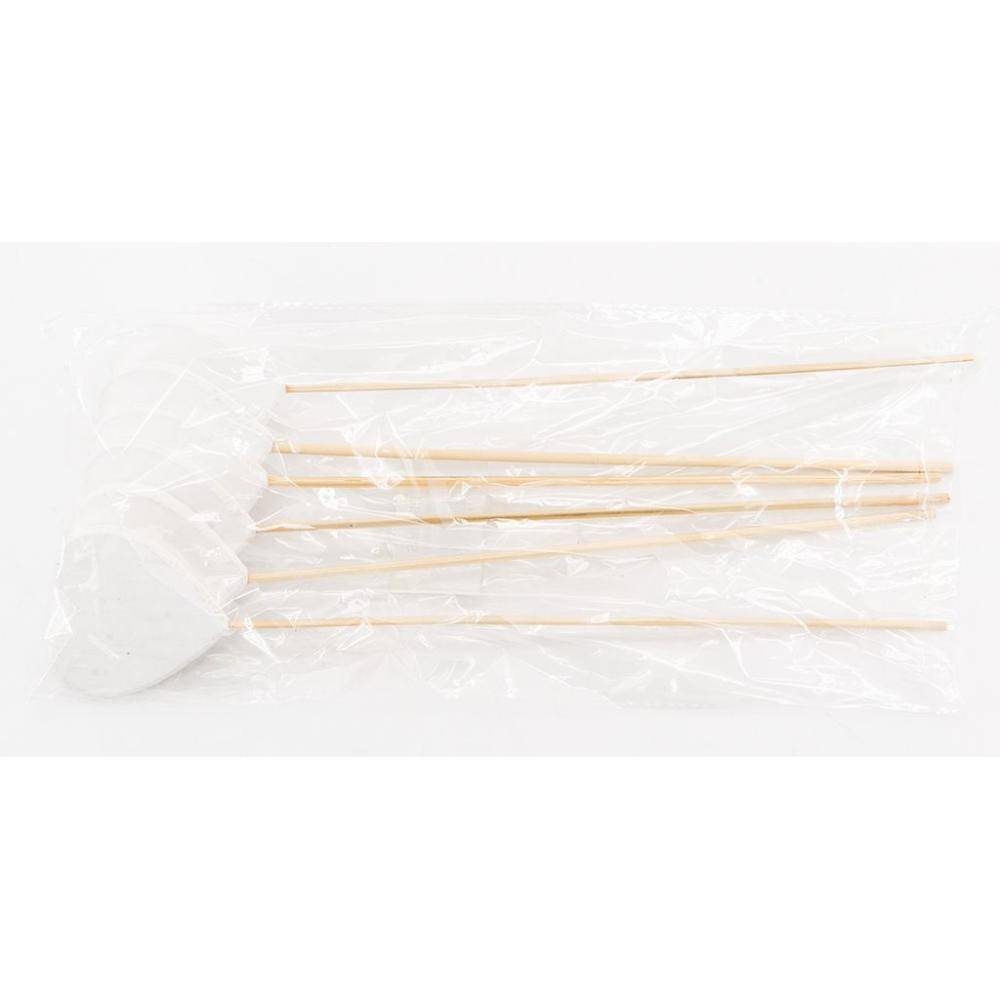 Aubry Gaspard - Piques coeurs en bois blanc (Lot de 30) - Image 3