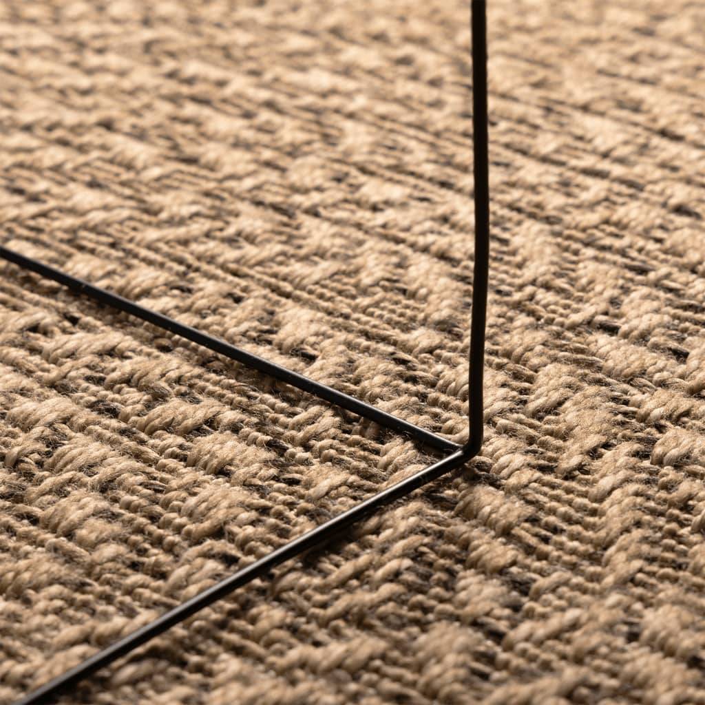 Très Grand Tapis de Jardinen Polypropylène Aspect Jute pour Terrasse Brun 200x290 cm – ComfortXL Outdoor Living - Image 4