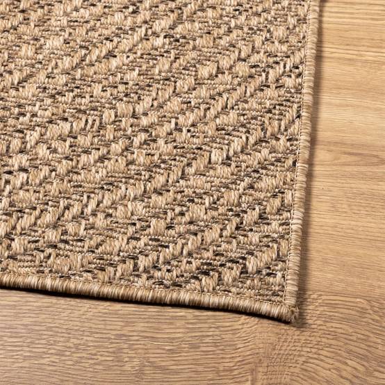 Très Grand Tapis de Jardinen Polypropylène Aspect Jute pour Terrasse Brun 200x290 cm – ComfortXL Outdoor Living - Image 8