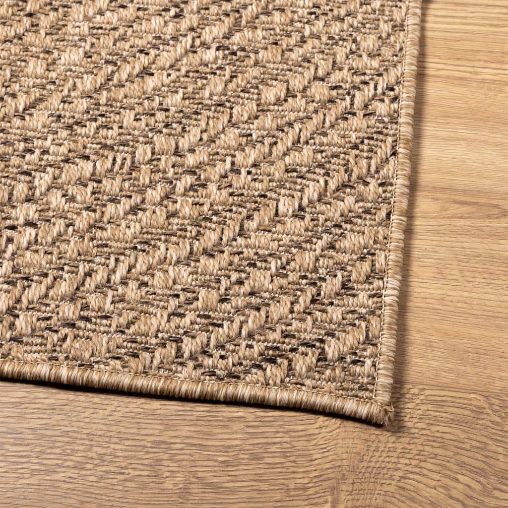 Très Grand Tapis de Jardinen Polypropylène Aspect Jute pour Terrasse Brun 200x290 cm – ComfortXL Outdoor Living - Image 8