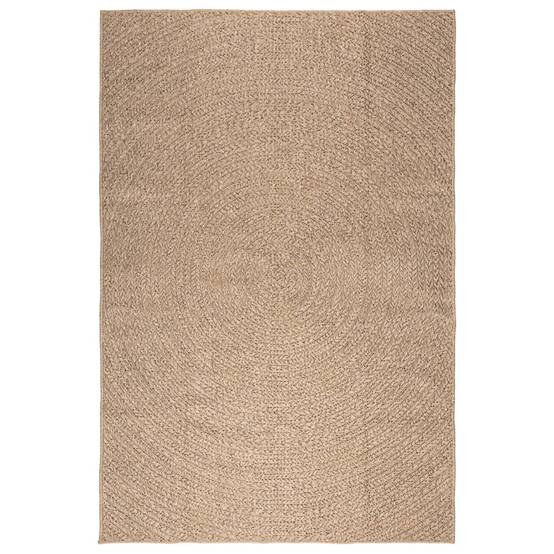 Très Grand Tapis de Jardinen Polypropylène Aspect Jute pour Terrasse Brun 200x290 cm – ComfortXL Outdoor Living - Image 3