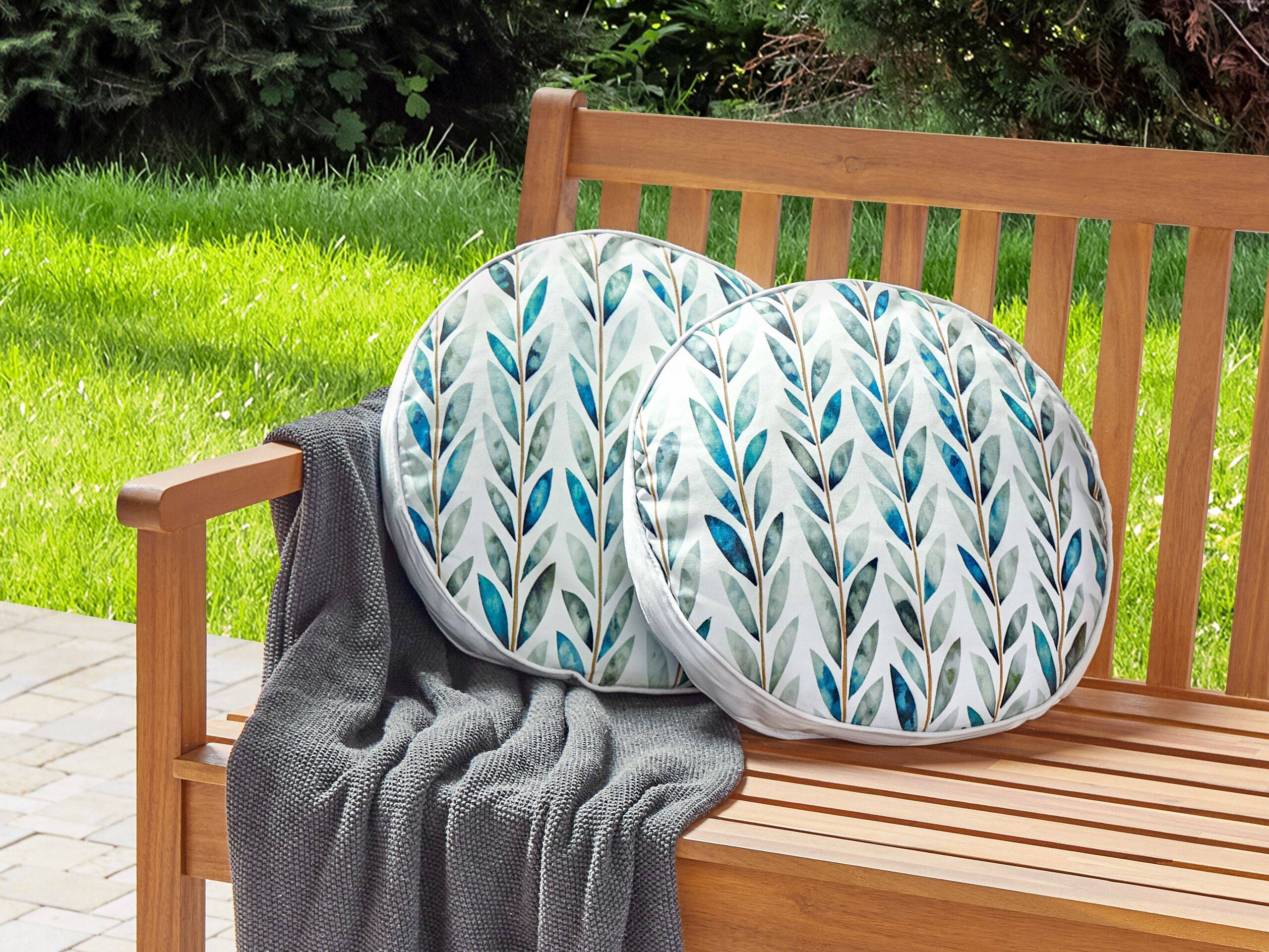 Beliani - Coussin d'extérieur Polyester Vert LOANO - Beliani - Image 1