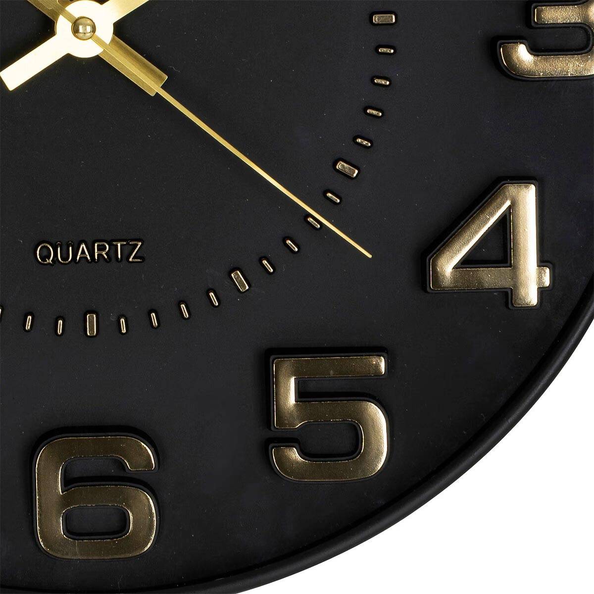 Horloge Murale Relief "Doris" 30cm Noir - Image 2
